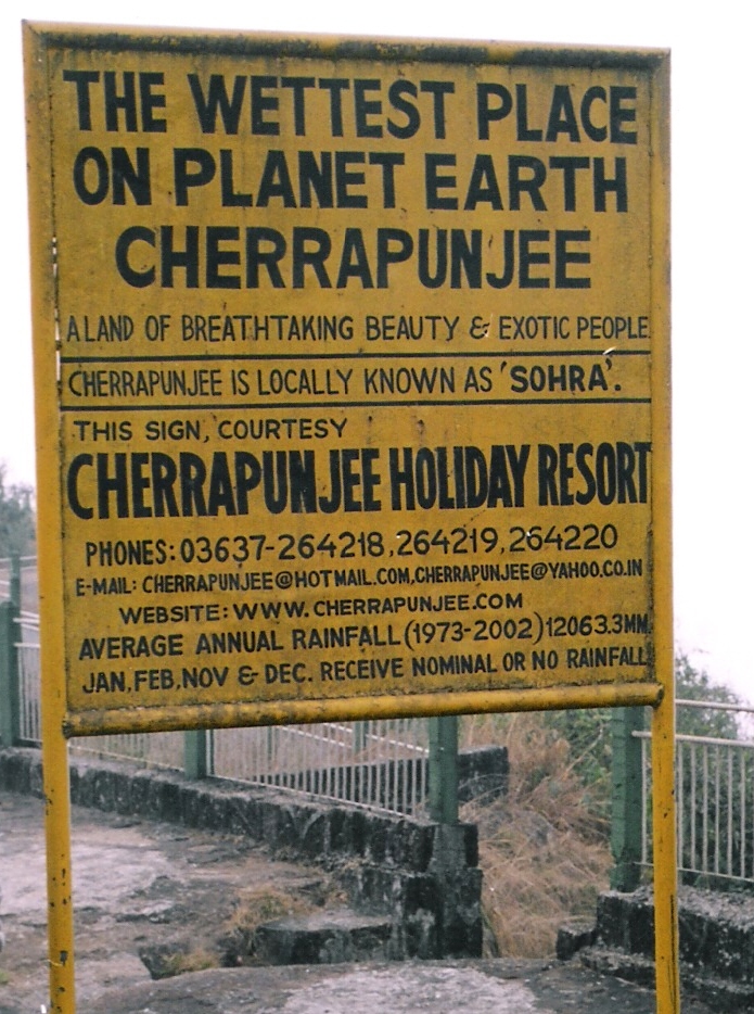 Mawsmai cave and waterfalls scenery in Cherrapunji Meghalaya