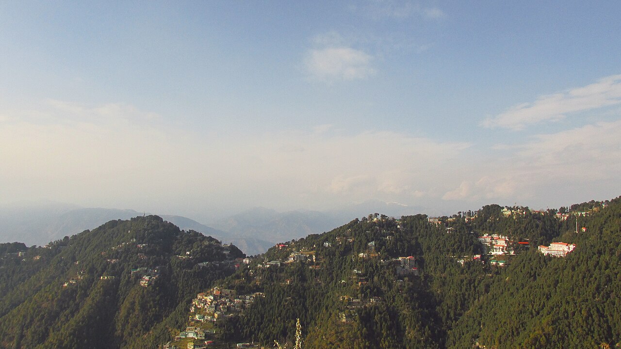 Khajjiar lake and meadow scenery in Dalhousie Himachal Pradesh