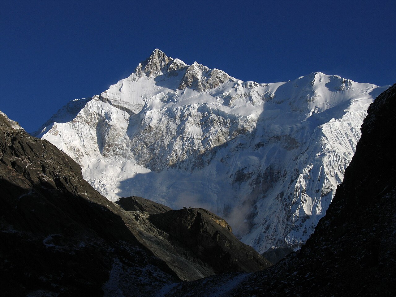 Changu Lake and mountain valleys in Gangtok Sikkim