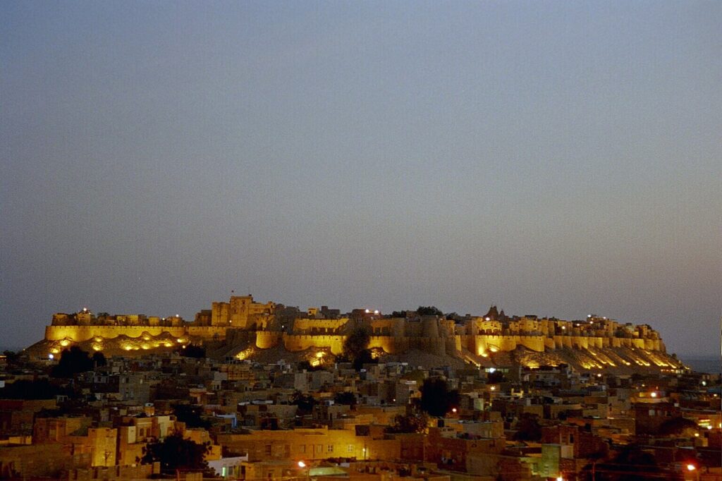 Desert camping and sand dunes safari in Jaisalmer Rajasthan
