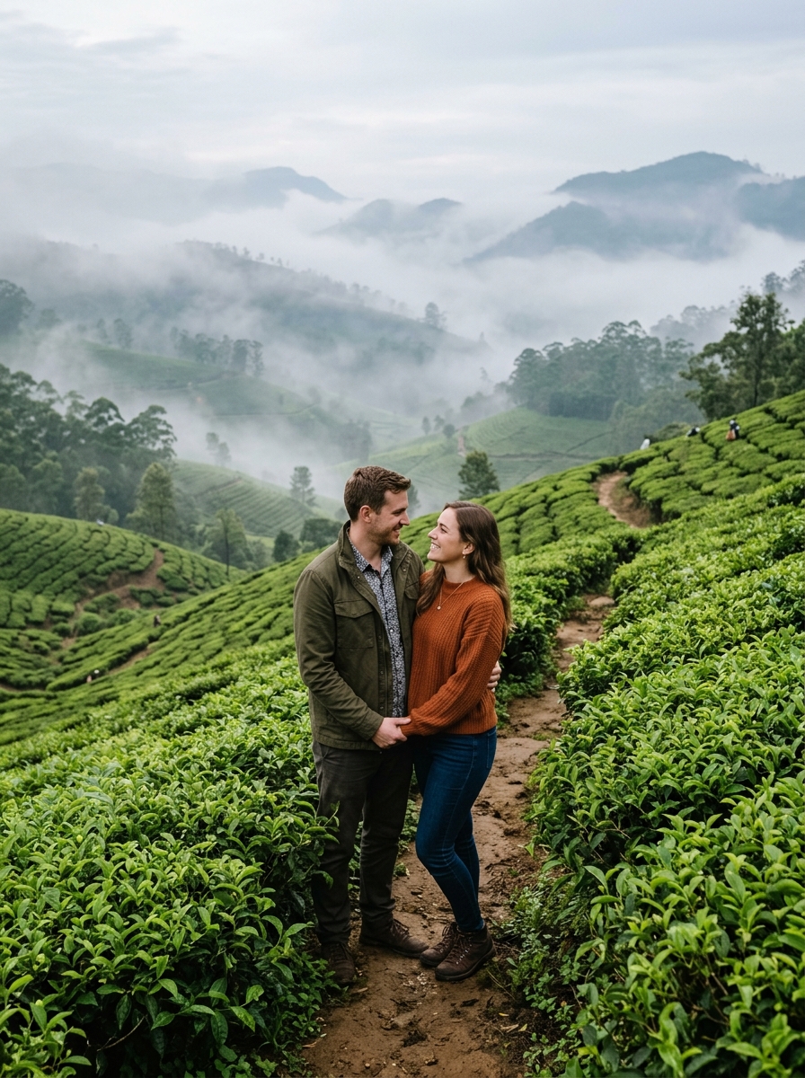Romantic Munnar: The Ultimate Monsoon Honeymoon Guide to Kerala’s Mist-Covered Hills