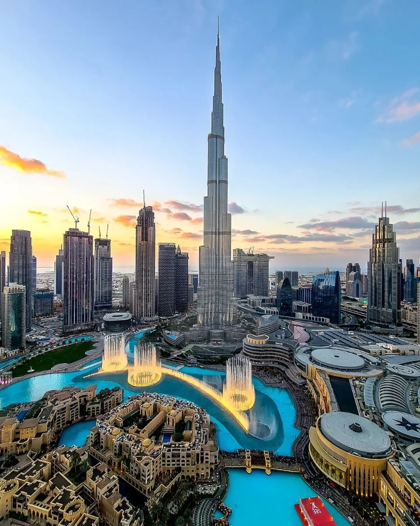 Burj Khalifa and Dubai Downtown