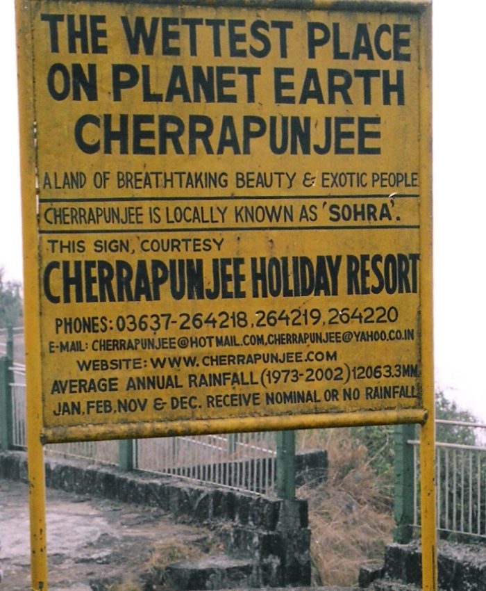 Mawsmai cave and waterfalls scenery in Cherrapunji Meghalaya