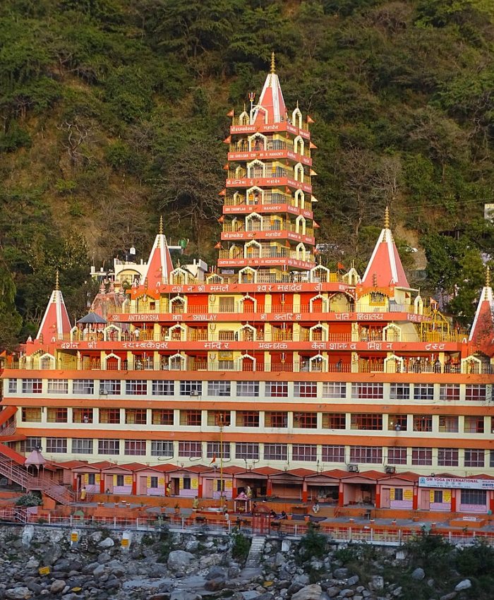 Ganga river rafting and Laxman Jhula bridge in Rishikesh Uttarakhand